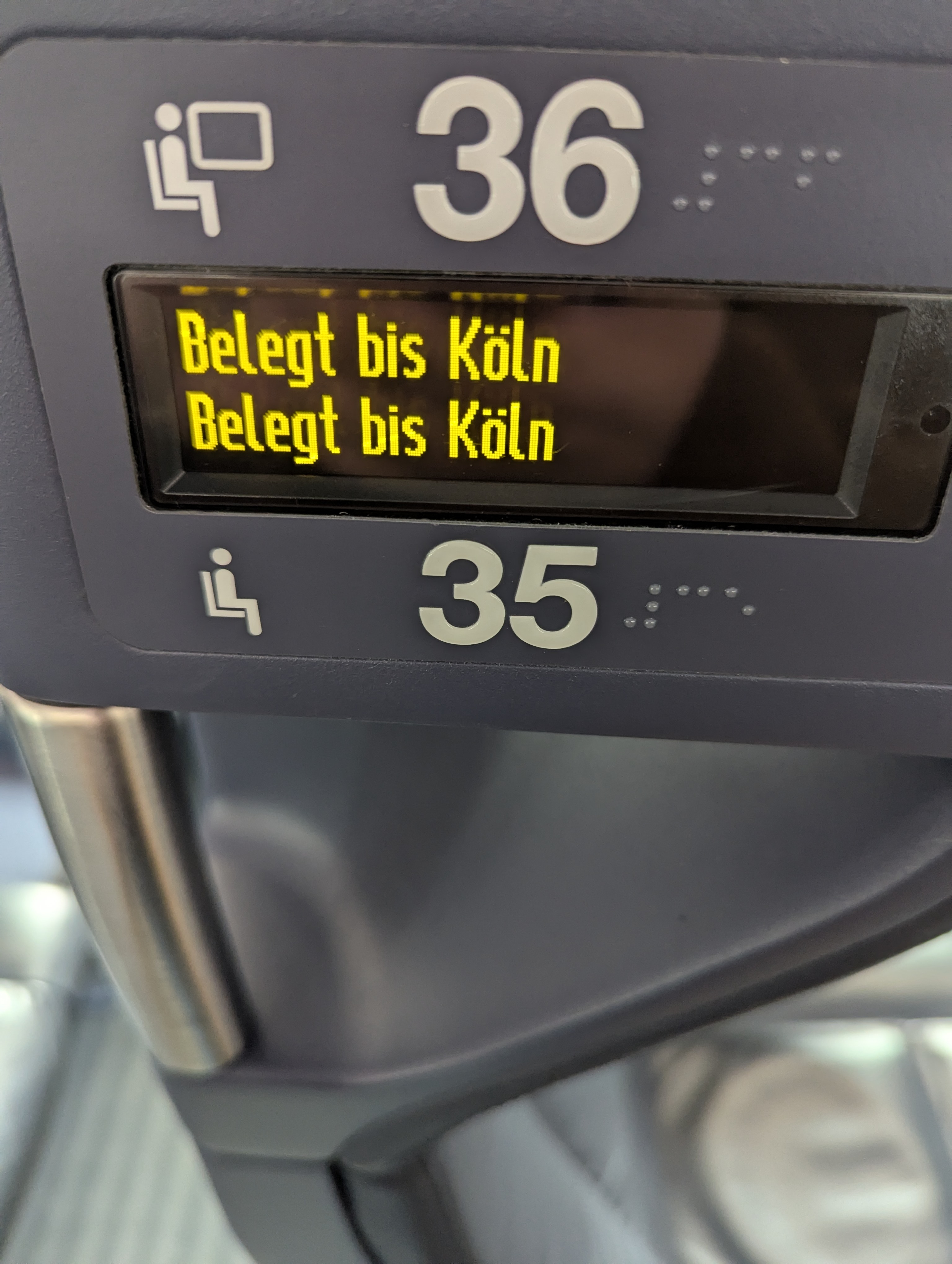 train, Muenster, Koln, Germany